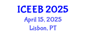 International Conference on Ecology and Environmental Biology (ICEEB) April 15, 2025 - Lisbon, Portugal