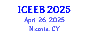International Conference on Ecology and Environmental Biology (ICEEB) April 26, 2025 - Nicosia, Cyprus