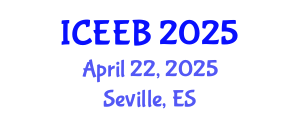 International Conference on Ecology and Environmental Biology (ICEEB) April 22, 2025 - Seville, Spain
