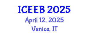International Conference on Ecology and Environmental Biology (ICEEB) April 12, 2025 - Venice, Italy