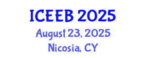 International Conference on Ecology and Environmental Biology (ICEEB) August 23, 2025 - Nicosia, Cyprus
