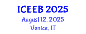 International Conference on Ecology and Environmental Biology (ICEEB) August 12, 2025 - Venice, Italy