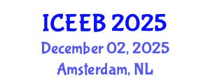 International Conference on Ecology and Environmental Biology (ICEEB) December 02, 2025 - Amsterdam, Netherlands