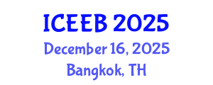 International Conference on Ecology and Environmental Biology (ICEEB) December 16, 2025 - Bangkok, Thailand