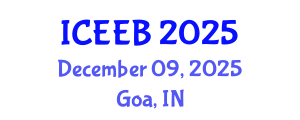 International Conference on Ecology and Environmental Biology (ICEEB) December 09, 2025 - Goa, India