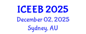 International Conference on Ecology and Environmental Biology (ICEEB) December 02, 2025 - Sydney, Australia