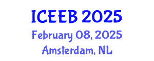 International Conference on Ecology and Environmental Biology (ICEEB) February 08, 2025 - Amsterdam, Netherlands