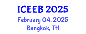 International Conference on Ecology and Environmental Biology (ICEEB) February 04, 2025 - Bangkok, Thailand