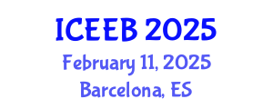 International Conference on Ecology and Environmental Biology (ICEEB) February 11, 2025 - Barcelona, Spain