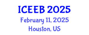 International Conference on Ecology and Environmental Biology (ICEEB) February 11, 2025 - Houston, United States