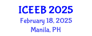 International Conference on Ecology and Environmental Biology (ICEEB) February 18, 2025 - Manila, Philippines