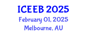 International Conference on Ecology and Environmental Biology (ICEEB) February 01, 2025 - Melbourne, Australia