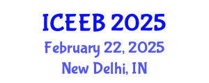 International Conference on Ecology and Environmental Biology (ICEEB) February 22, 2025 - New Delhi, India