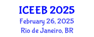 International Conference on Ecology and Environmental Biology (ICEEB) February 26, 2025 - Rio de Janeiro, Brazil