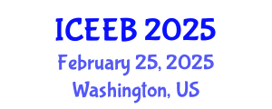 International Conference on Ecology and Environmental Biology (ICEEB) February 25, 2025 - Washington, United States