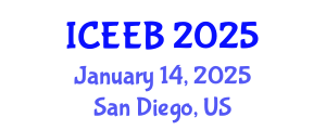 International Conference on Ecology and Environmental Biology (ICEEB) January 14, 2025 - San Diego, United States