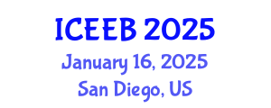 International Conference on Ecology and Environmental Biology (ICEEB) January 16, 2025 - San Diego, United States