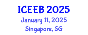 International Conference on Ecology and Environmental Biology (ICEEB) January 11, 2025 - Singapore, Singapore