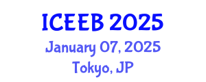 International Conference on Ecology and Environmental Biology (ICEEB) January 07, 2025 - Tokyo, Japan
