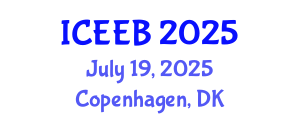 International Conference on Ecology and Environmental Biology (ICEEB) July 19, 2025 - Copenhagen, Denmark