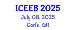 International Conference on Ecology and Environmental Biology (ICEEB) July 08, 2025 - Corfu, Greece