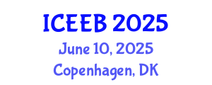 International Conference on Ecology and Environmental Biology (ICEEB) June 10, 2025 - Copenhagen, Denmark