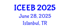 International Conference on Ecology and Environmental Biology (ICEEB) June 28, 2025 - Istanbul, Turkey