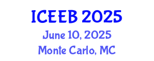 International Conference on Ecology and Environmental Biology (ICEEB) June 10, 2025 - Monte Carlo, Monaco