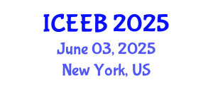 International Conference on Ecology and Environmental Biology (ICEEB) June 03, 2025 - New York, United States
