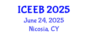 International Conference on Ecology and Environmental Biology (ICEEB) June 24, 2025 - Nicosia, Cyprus