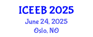 International Conference on Ecology and Environmental Biology (ICEEB) June 24, 2025 - Oslo, Norway