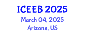 International Conference on Ecology and Environmental Biology (ICEEB) March 04, 2025 - Arizona, United States