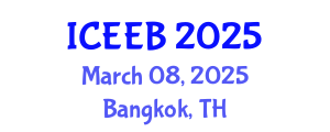 International Conference on Ecology and Environmental Biology (ICEEB) March 08, 2025 - Bangkok, Thailand