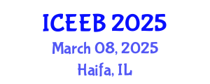 International Conference on Ecology and Environmental Biology (ICEEB) March 08, 2025 - Haifa, Israel