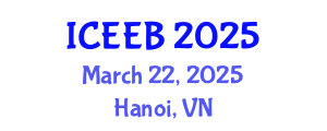 International Conference on Ecology and Environmental Biology (ICEEB) March 22, 2025 - Hanoi, Vietnam