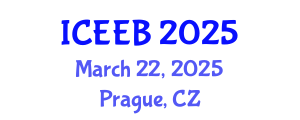 International Conference on Ecology and Environmental Biology (ICEEB) March 22, 2025 - Prague, Czechia
