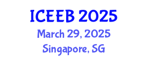 International Conference on Ecology and Environmental Biology (ICEEB) March 29, 2025 - Singapore, Singapore