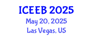 International Conference on Ecology and Environmental Biology (ICEEB) May 20, 2025 - Las Vegas, United States