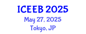 International Conference on Ecology and Environmental Biology (ICEEB) May 27, 2025 - Tokyo, Japan
