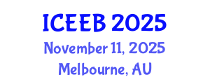 International Conference on Ecology and Environmental Biology (ICEEB) November 11, 2025 - Melbourne, Australia