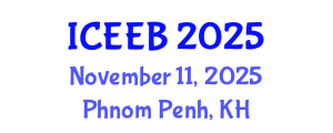 International Conference on Ecology and Environmental Biology (ICEEB) November 11, 2025 - Phnom Penh, Cambodia