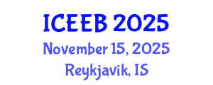 International Conference on Ecology and Environmental Biology (ICEEB) November 15, 2025 - Reykjavik, Iceland