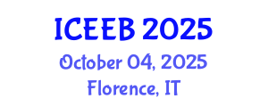 International Conference on Ecology and Environmental Biology (ICEEB) October 04, 2025 - Florence, Italy