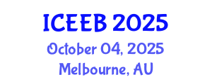 International Conference on Ecology and Environmental Biology (ICEEB) October 04, 2025 - Melbourne, Australia