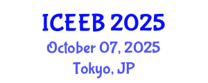 International Conference on Ecology and Environmental Biology (ICEEB) October 07, 2025 - Tokyo, Japan