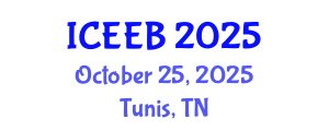 International Conference on Ecology and Environmental Biology (ICEEB) October 25, 2025 - Tunis, Tunisia