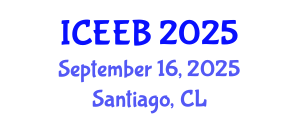International Conference on Ecology and Environmental Biology (ICEEB) September 16, 2025 - Santiago, Chile