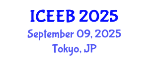 International Conference on Ecology and Environmental Biology (ICEEB) September 09, 2025 - Tokyo, Japan