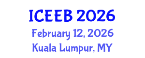 International Conference on Ecology and Environmental Biology (ICEEB) February 12, 2026 - Kuala Lumpur, Malaysia International Conference on Ecology and Environmental Biology (ICEEB) February 12, 2026 - Kuala Lumpur, Malaysia