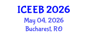 International Conference on Ecology and Environmental Biology (ICEEB) May 04, 2026 - Bucharest, Romania International Conference on Ecology and Environmental Biology (ICEEB) May 04, 2026 - Bucharest, Romania
